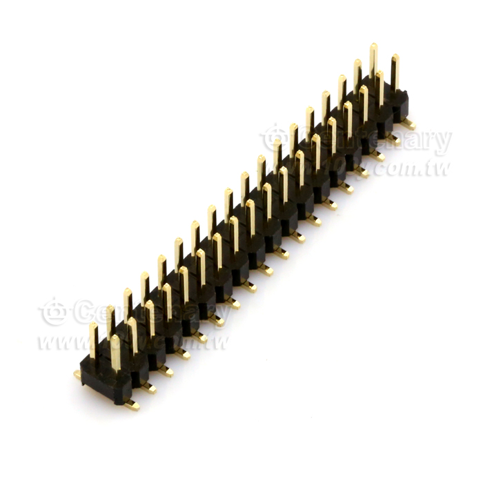 SMT 2.54mm Male Header (Gold) - 113170 Product Image