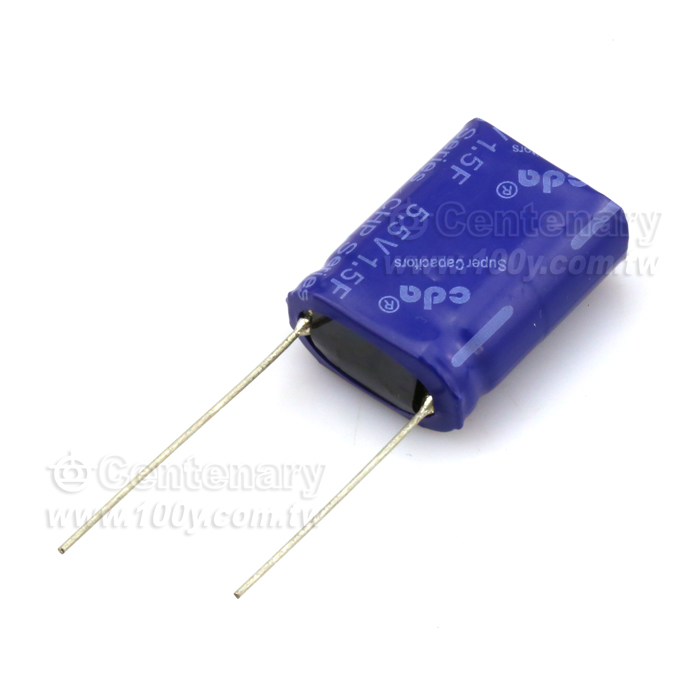 法拉電容 1.5F/5.5V 16*8*22mm - 111867 產品圖片
