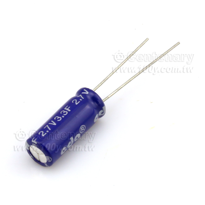 法拉電容 3.3F/2.7V 8*20mm - 111863 產品圖片