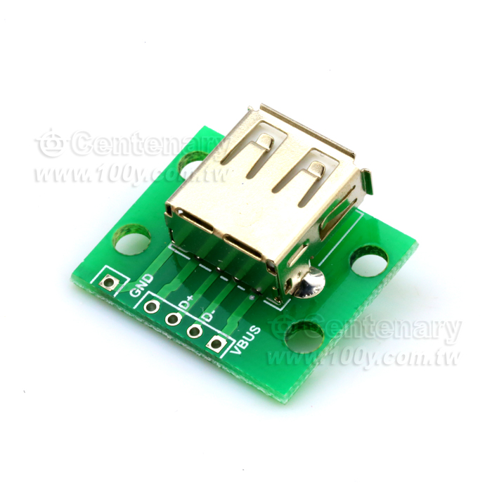 USB Type A Flat 4P DIP Switch Adapter Plate - 111551 Product Image