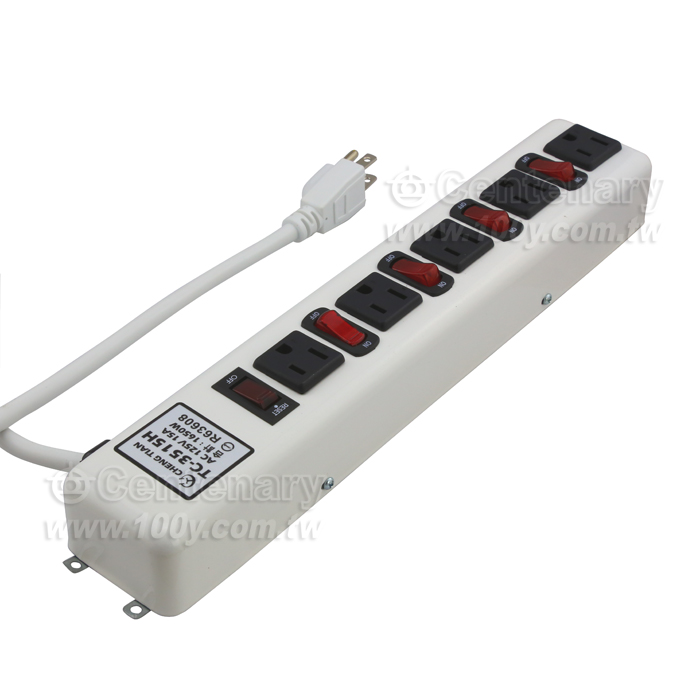 5P AC Switch Power Strips - 111505 Product Image