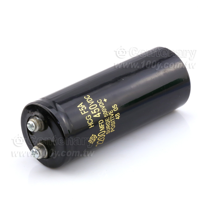 鎖螺絲電解電容 2200uF/450V - 111774 產品圖片