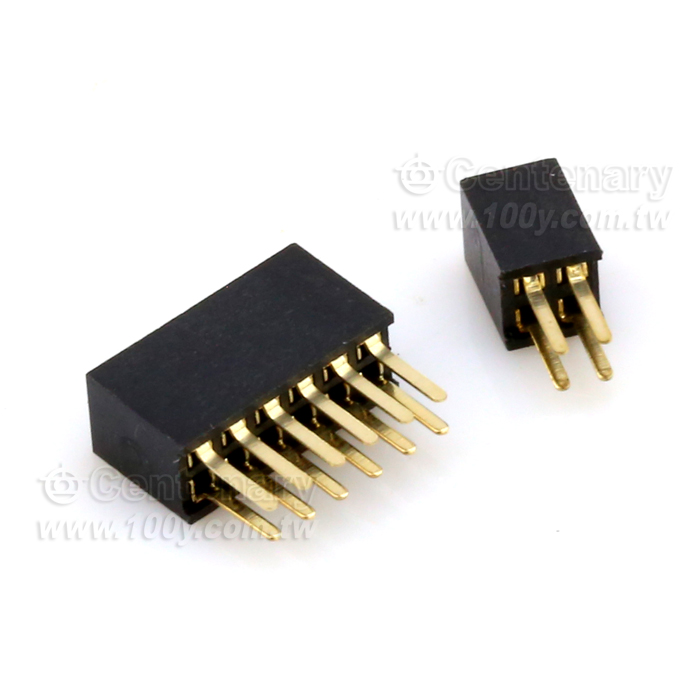 1.27mm Famle Header Receptables- Double  Row - 10491 Product Image