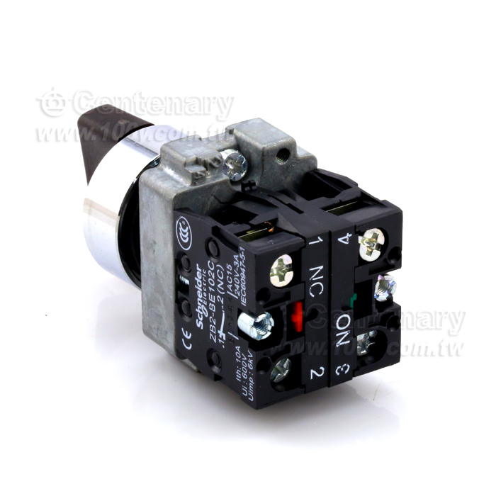 Φ22_2段選擇開關 停置 1a1b(1開1閉) - 112169 產品圖片