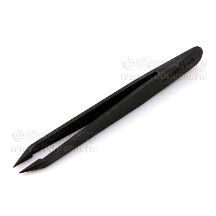 塑膠導電纖維頭鑷子 116mm - 112237 產品圖片