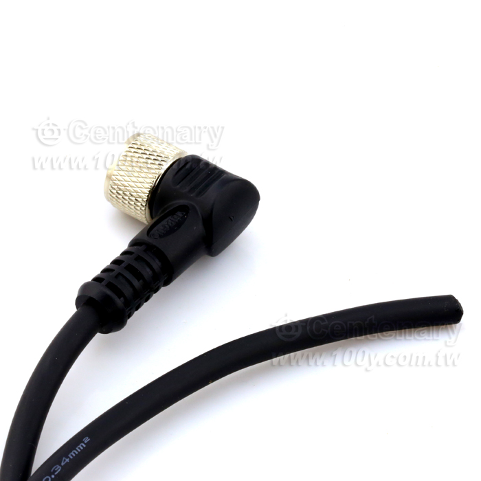 4P母頭 M12防水傳感器連接線 10M - 165714 產品圖片