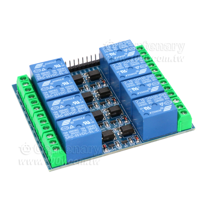 8路繼電器模組 10A/5V - 112630 產品圖片