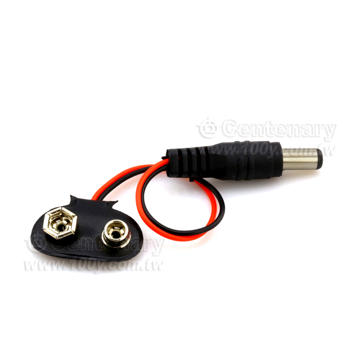 帶DC頭 T型9V電池扣 - 112617 產品圖片
