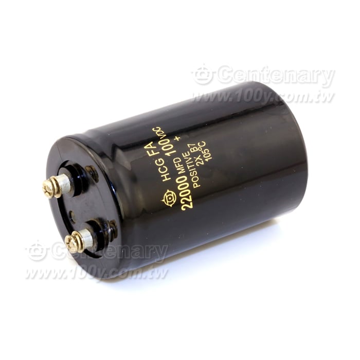 鎖螺絲電解電容 22000uF/100V - 112994 產品圖片