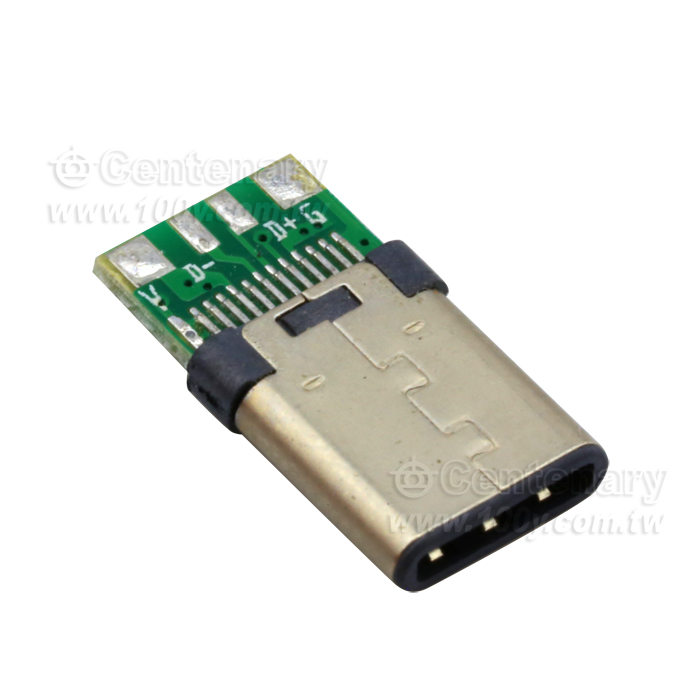 USB3.1 Type C 公頭 帶PCB板 - 112965 產品圖片