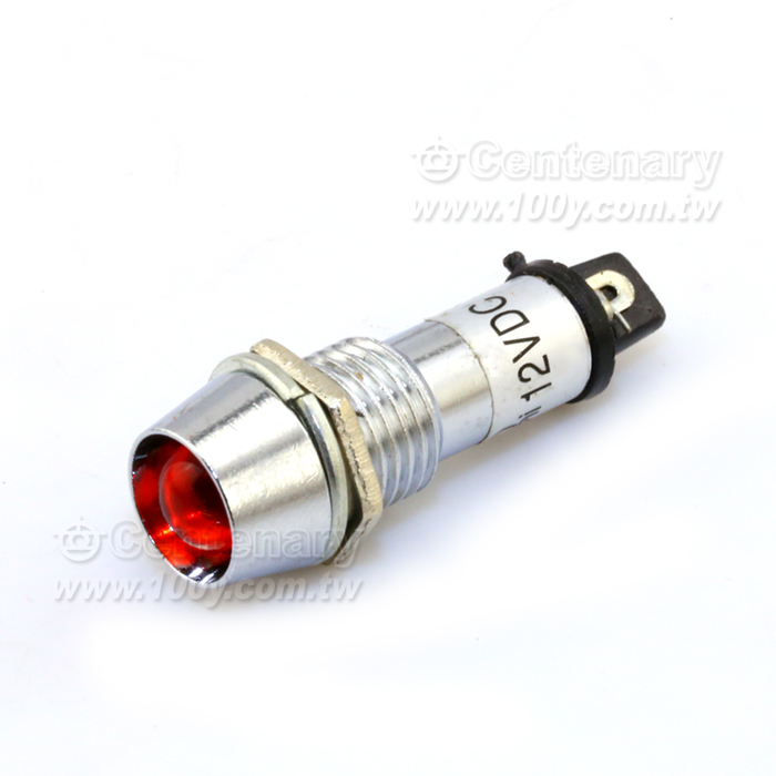 M10 井型銅霓虹燈附電阻DC24V 紅色 - 142426 產品圖片