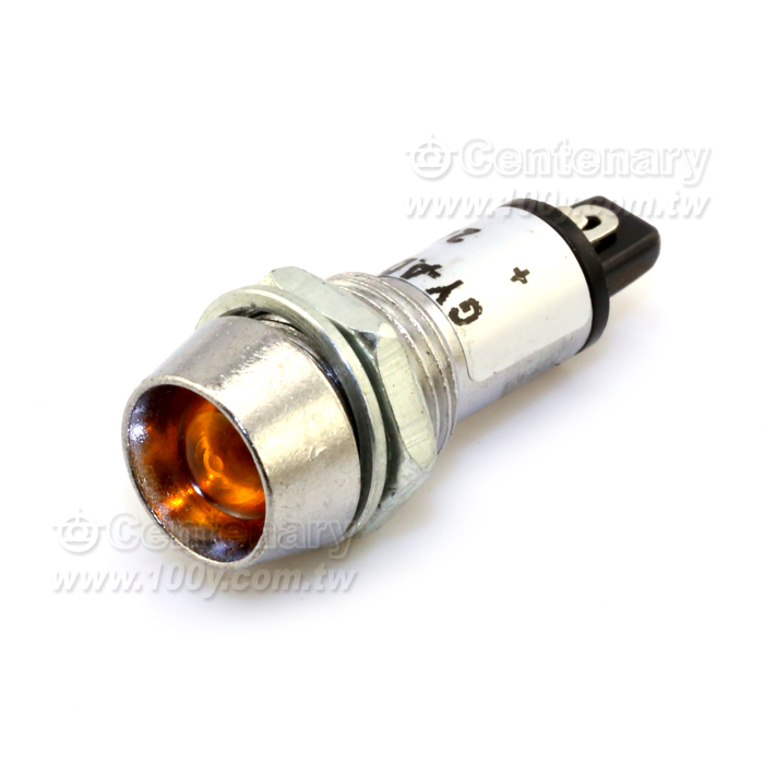 M12 DC24V 紅色 高亮度純銅LED   - 113080 產品圖片