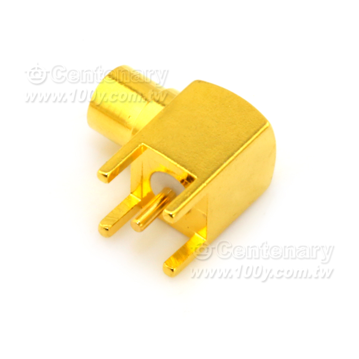 MCX-KWE Antenna Base Plate Welded RF Connector - 113195 Product Image