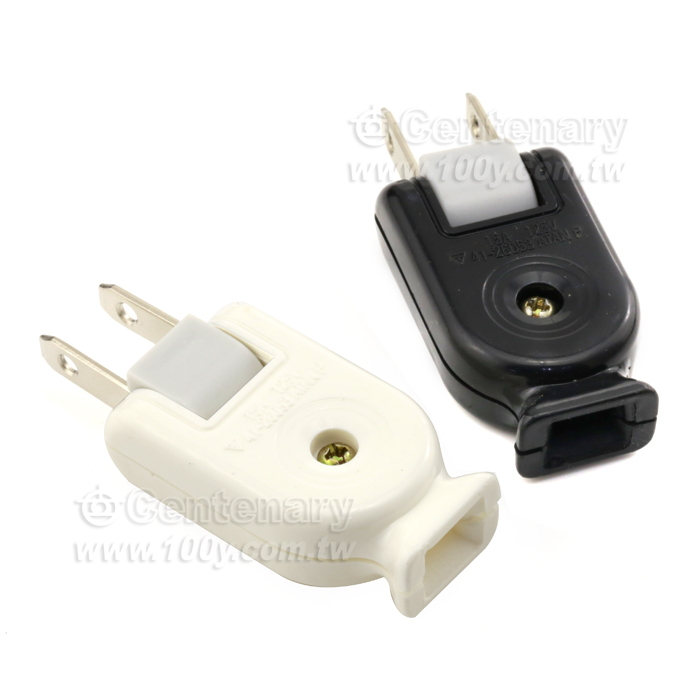 可轉向AC插頭125V/15A 1650W  - 6879 產品圖片