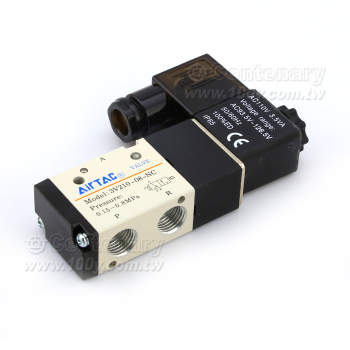 氣動電磁閥 DC24V 常開 - 139207 產品圖片