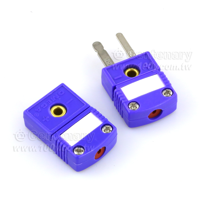 E Type 熱電偶插頭 公+母 (紫) - 112081 產品圖片