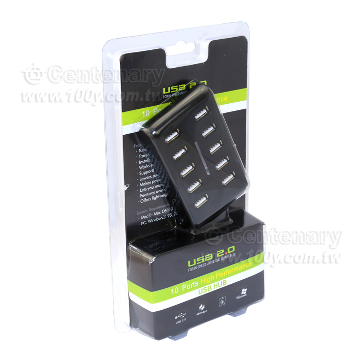 10 Port USB2.0 HUB集線器 - 107191 產品圖片