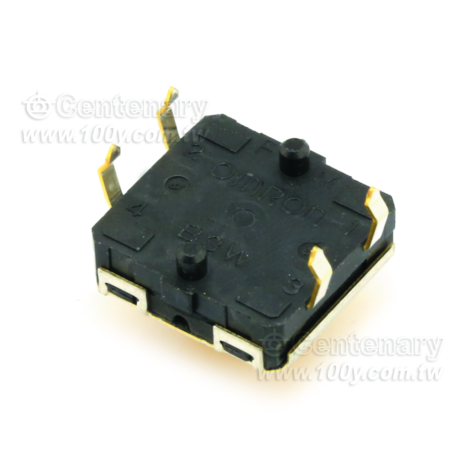 觸動開關 黃色 SPST-NO  0.05A/24V 3.43N - 113582 產品圖片