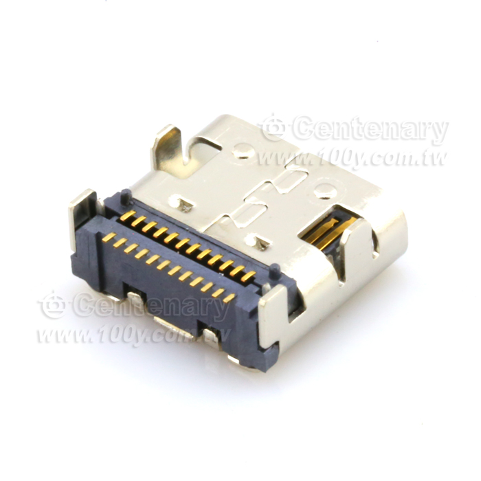 Type C 3.1 Female Plug Plate/Needle Placement - 113692 Product Image