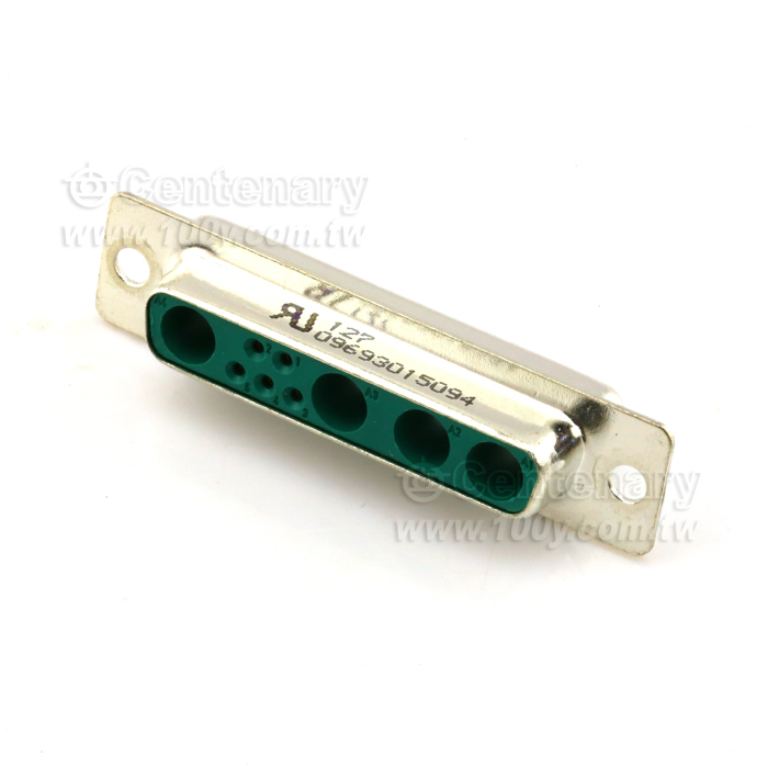 D-Sub Mixed Contact Connectors DSUB FEM 9W4 SHELL - 113841 Product Image