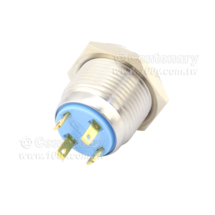 Φ16mm不銹鋼自復型焊線式 LED24V 藍色 - 113802 產品圖片