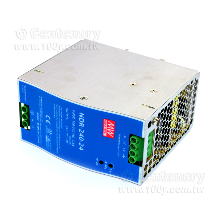 240W Single Output Industrial DIN Rail - 106638 Product Image