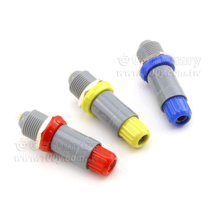Circular Push-Pull Self Locking Plastic Connector - 114341 Product Image