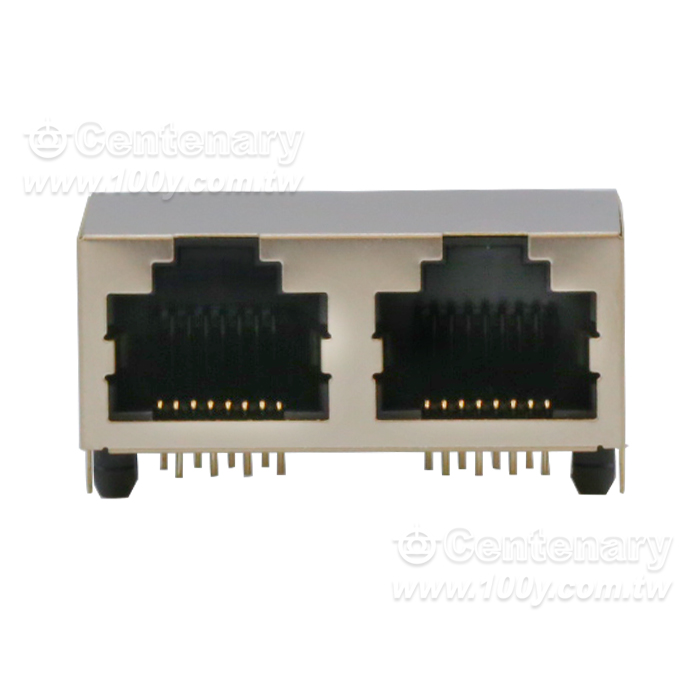 RJ45網路插座 8P8C-90 並聯 - 114513 產品圖片