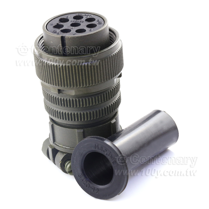 Straight Plug+Cable Strain Relief Clamp - 114635 Product Image