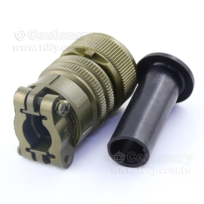 Straight Plug+Cable Strain Relief Clamp - 116265 Product Image