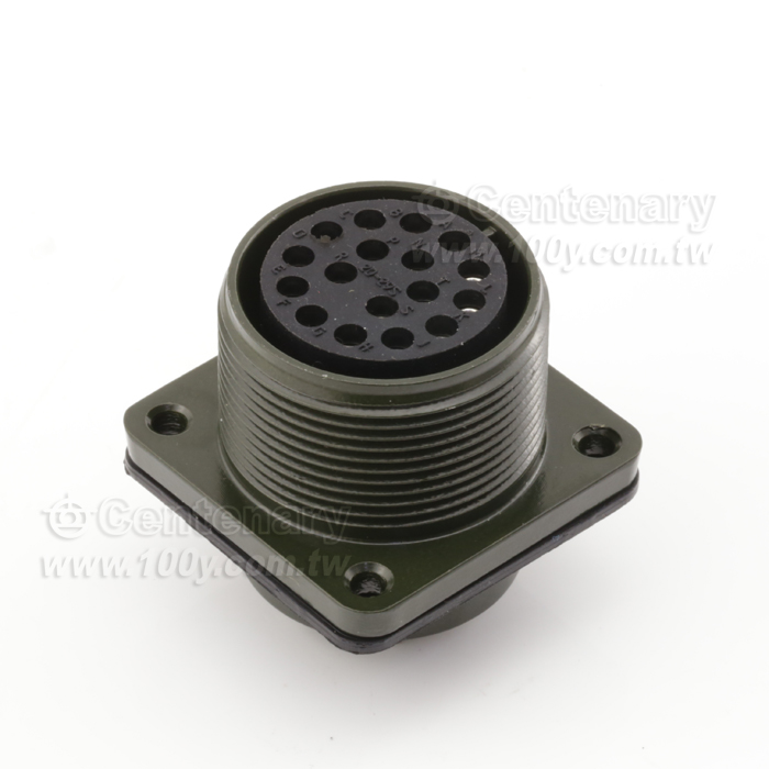 17P Box Mount Receptacle - 114708 Product Image