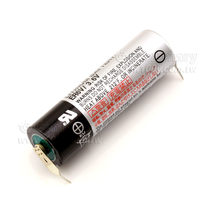 3.6V/2000mAh 不可充鋰電池 - 114520 產品圖片