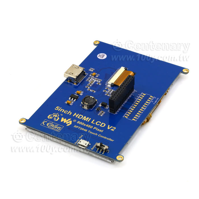 5" Pi3代B型 觸摸屏顯示屏 - 114538 產品圖片