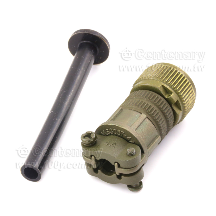 Straight Plug+Cable Strain Relief Clamp - 114728 Product Image