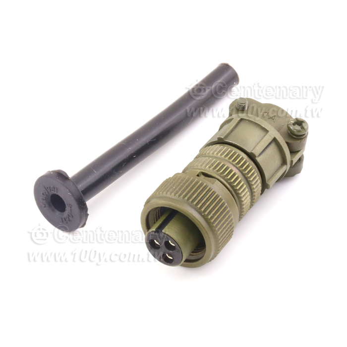 Straight Plug+Cable Strain Relief Clamp - 114730 Product Image
