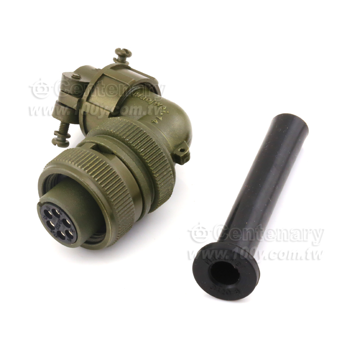 90° Angle Connector+Cable Strain Relief Clamp - 114746 Product Image
