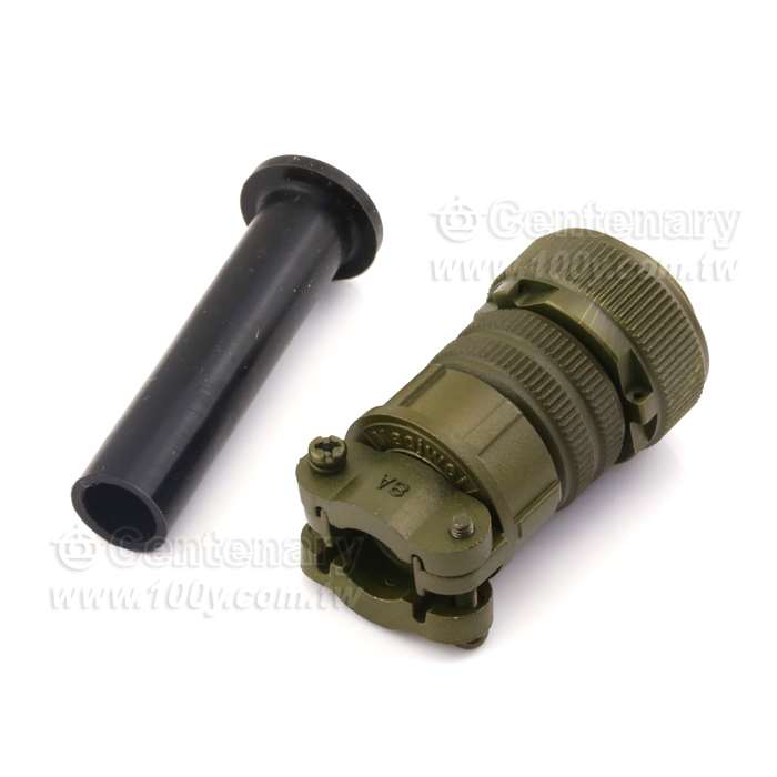 Straight Plug+Cable Strain Relief Clamp - 114759 Product Image