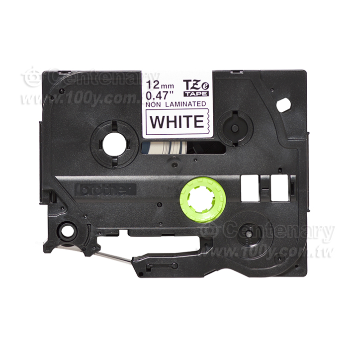 標籤紙 白底黑字 12mm - 114571 產品圖片