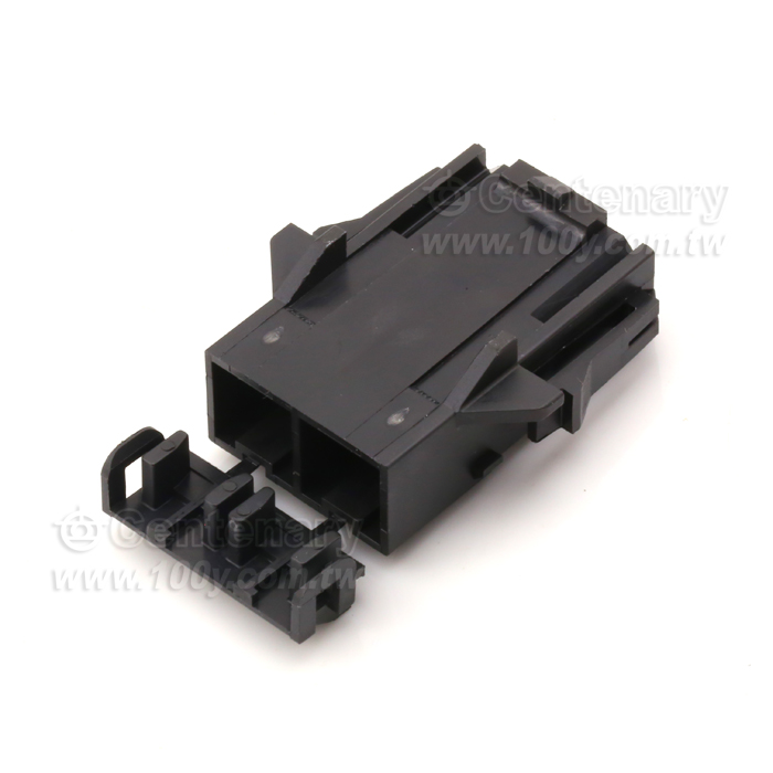 10mm Pitch Mini-Fit Sr. Receptacle Housing, Single Row, 2Circuits - 107352 Product Image