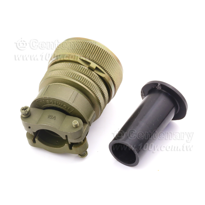 Straight Plug+Cable Strain Relief Clamp - 114792 Product Image
