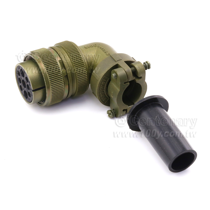 90° Angle Plug+Cable Strain Relief Clamp - 114785 Product Image