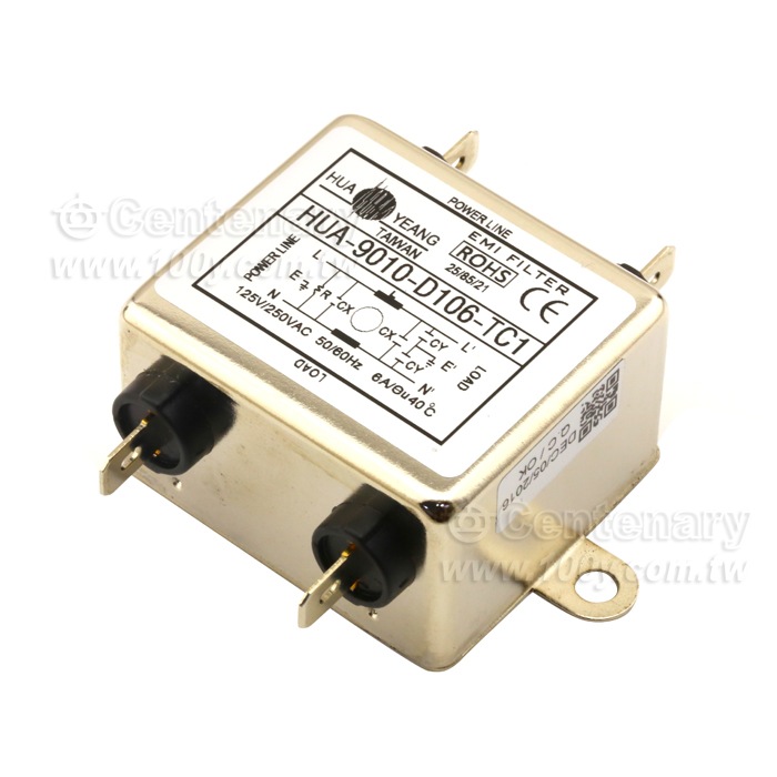 日規單相電源濾波器 6A/250VAC - 114948 產品圖片