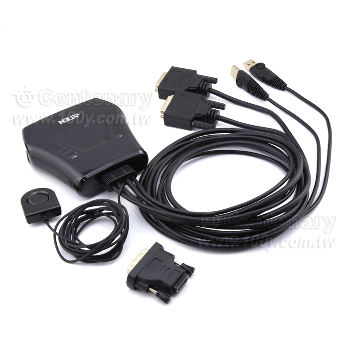 2埠USB DVI KVM多電腦切換器 - 114914 產品圖片