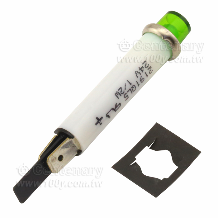 LED面板安裝指示燈 綠色 24V - 115246 產品圖片