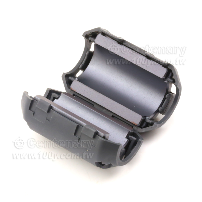 φ9mm 可夾式鐵粉芯扣環 80Ω (黑色) - 107443 產品圖片