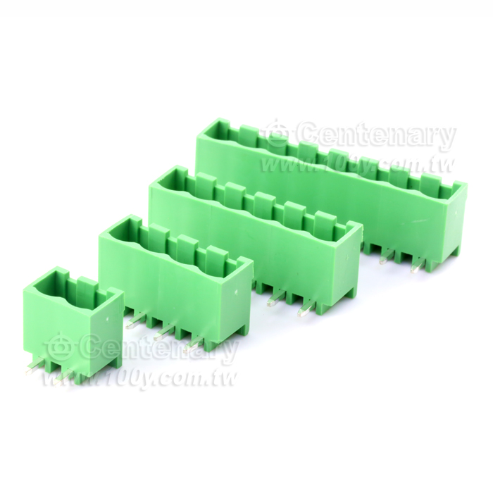 2P 插座式端子台-公 90° P:5.08 - 115643 產品圖片