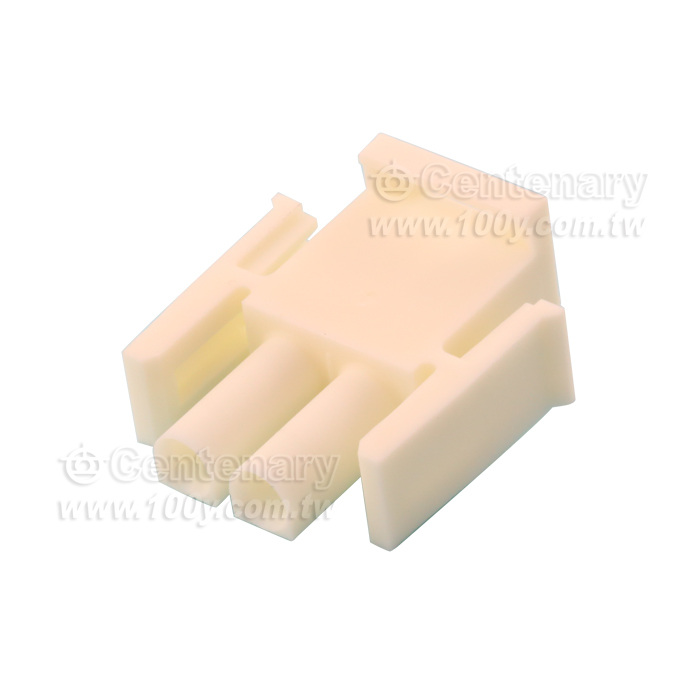 2P Rectangular Housing Connector Plug Natural Pitch:6.35mm - 115622 Product Image