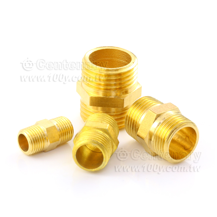SNS_雙外牙氣動銅接頭 3/8" - 115800 產品圖片