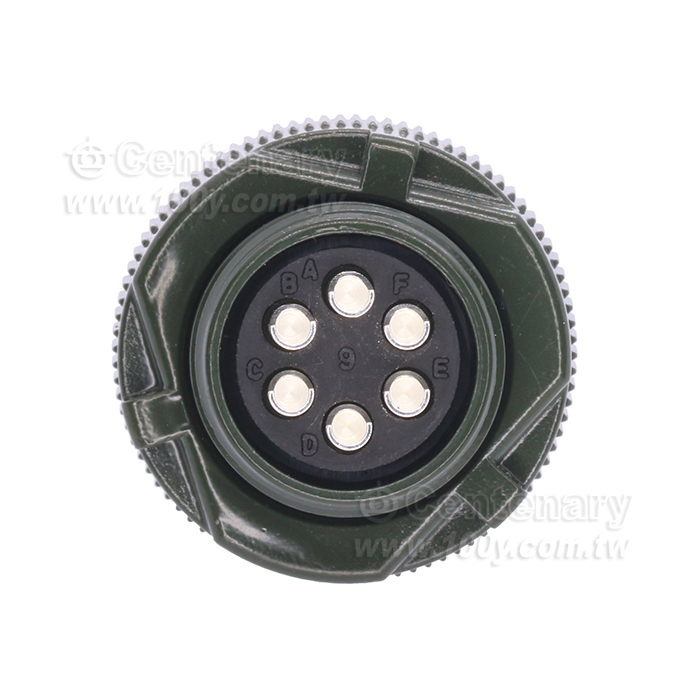 6P公端直管接頭 20A 200Vac - 33886 產品圖片