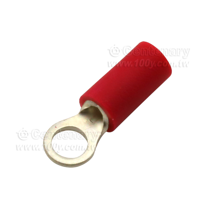 Solderless Terminal Ring Tongue (R Type) Vinyl-Insulated (Flared) - 112368 Product Image